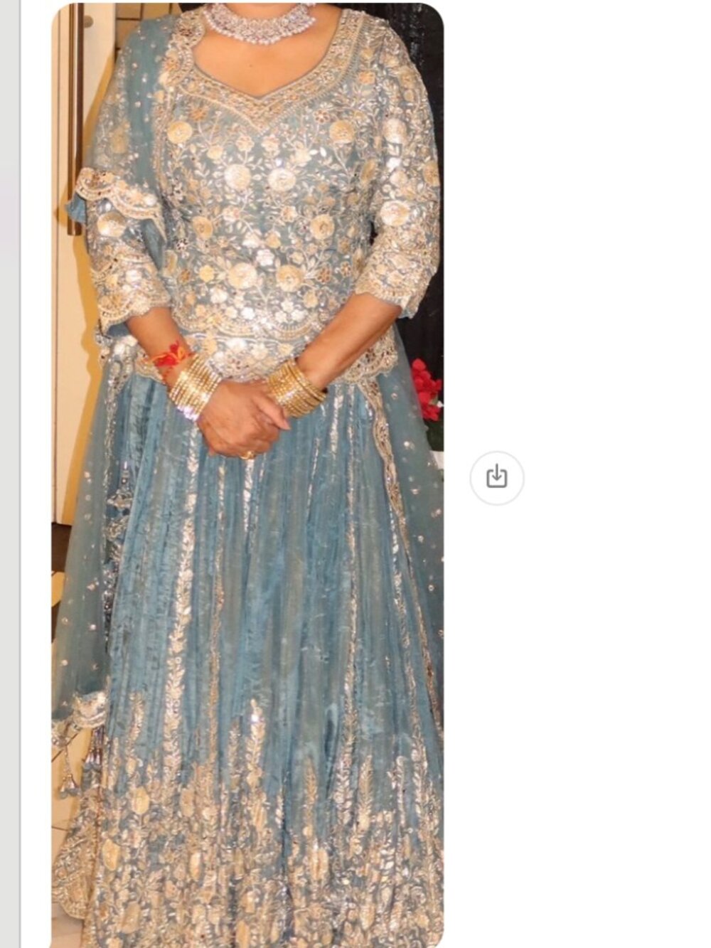 Baby Blue Lengha